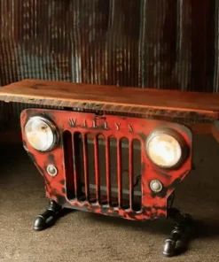 Steampunk Industrial / Automotive / Table Sofa Hallway / White / Table Model