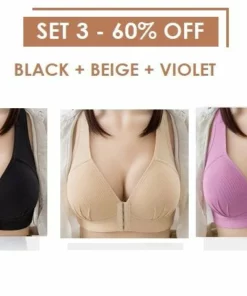 #1 Plus Size Sexy Push Up Bra Front Closure Solid Color Brassiere !!