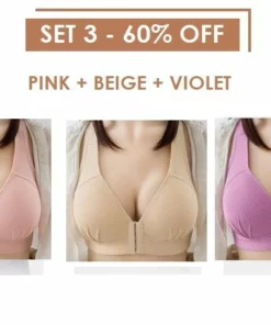 #1 Plus Size Sexy Push Up Bra Front Closure Solid Color Brassiere!!
