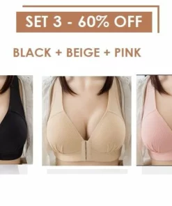 #1 Plus Size Sexy Push Up Bra Front Closure Solid Color Brassiere!!