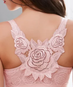 FITME®: ROSE EMBROIDERY FRONT CLOSURE WIREFRE BRA