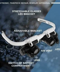 LED Glasses Magnifier 8x 15x 23x(🔥Hot Sale 🔥50% OFF)