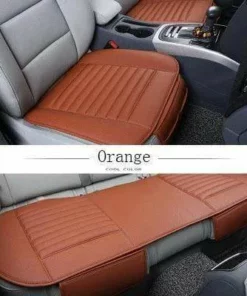 Leather Bamboo Charcoal Car Seat Cushion-Absorbing Odor(Four Seasons Universal)
