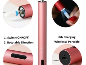 2022 Upgraded Professional Cordless Portable USB Rechargeable Nail Polisher