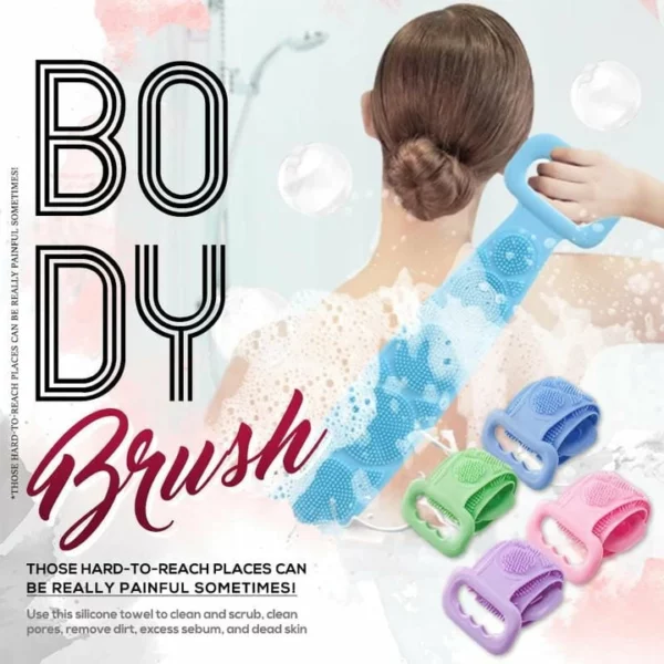 (50% OFF) Silicone Bath Body Brush