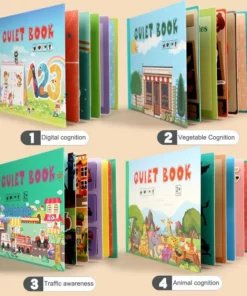 Montessori Busy Book For Kids To Develop Learning Skills