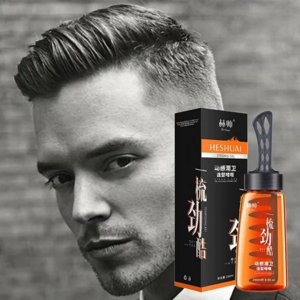 2-In-1 Hair Gel With Comb 280ml