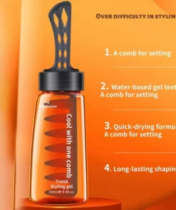 2-In-1 Hair Gel With Comb 280ml