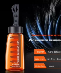 2-In-1 Hair Gel With Comb 280ml