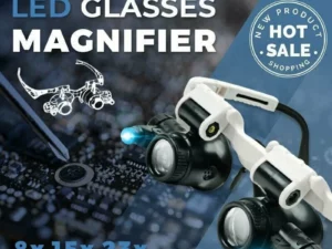 LED Glasses Magnifier 8x 15x 23x(🔥Hot Sale 🔥50% OFF)