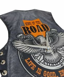 Harley Vest Wall Clock (Gifts for riders)