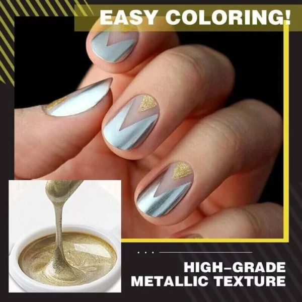 Mirror Metallic Nail Gel