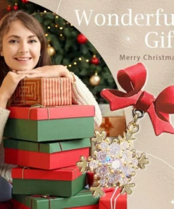 ✨Hot Sale✨Fashion Bow Snowflake Earrings