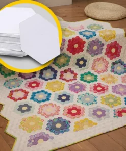 Hexie Garden Quilt Piecing Template
