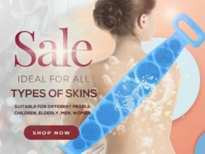 （50% OFF）Silicone Bath Body Brush