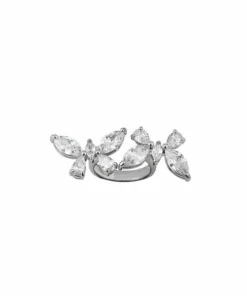 S925 Silver Butterfly Ring Series Micro-Inlaid Zircon