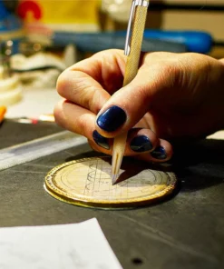 METAL PLATE GLASS MARKER LETTERING PEN