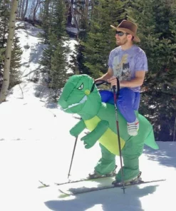 🦖🦖3D Ride Inflatable Dinosaur Costume