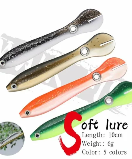 (❄Winter Specials - 50% OFF Today)🐟Reusable-Soft Plastic Lure (5 Pcs)