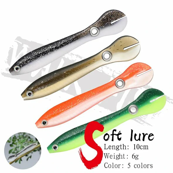 (❄ Ọpụrụiche oyi - 50% kwụsịrị taa)🐟Reusable-Soft Plastic Lure (Pcs 5)