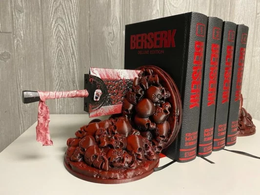 Berserk Bookends - Dragonslayer - Koniec książki z grafikami fanów Berserk