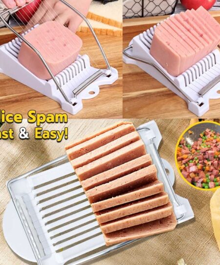 EasyPress Food Slicer -for Luncheon Meat, Cheese, Ham, Hot Dogs