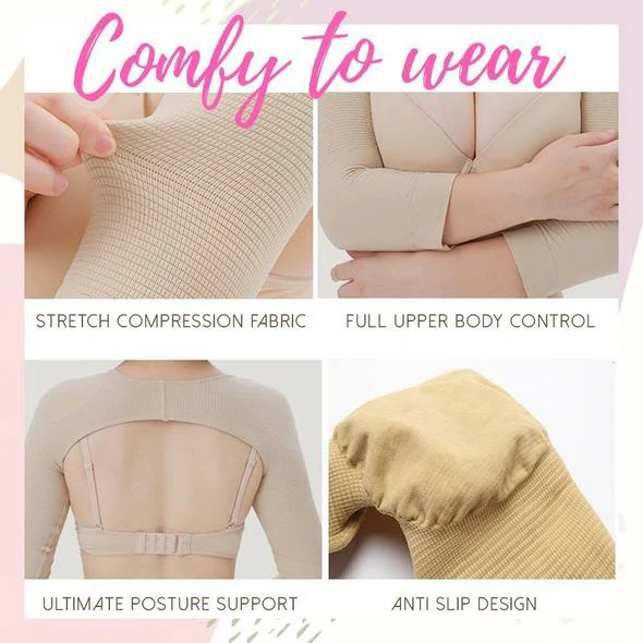 2-in-1 na Arm Shaping Sleeves at Posture Supporter