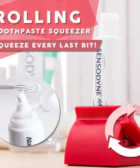 (🎁50% OFF NOW)Rolling Toothpaste Squeezer, Buy 3 Get 1 Free