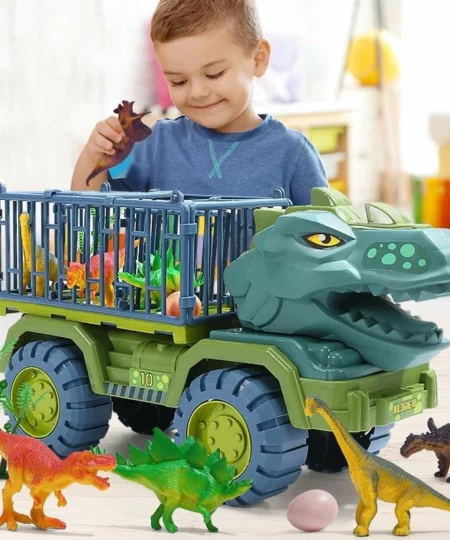 🚜Hot Sale🚚Dinosaur Transport Truck