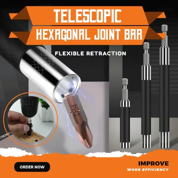 TELESCOPIC HEXAGONAL JOINT BAR (50% OFF)