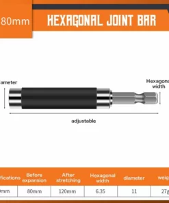 TELESCOPIC HEXAGONAL JOINT BAR（50% OFF）