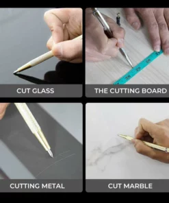 METAL PLATE GLASS MARKER LETTERING PEN