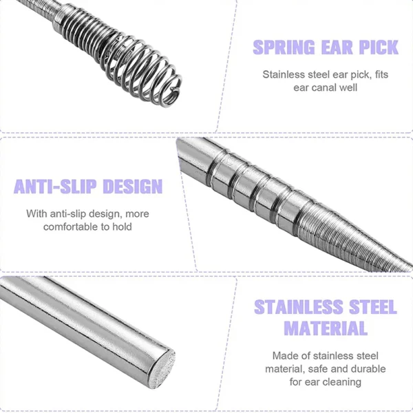 (🔥2-års jubileumssalg) — Spring Ear Spoon Cleaning Ear Tool