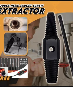 Double-Head Broken Screw Extractor (FREE MULTI-SCREWDRIVER)
