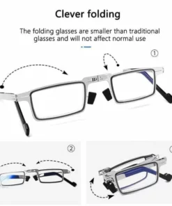 Visionary™: Ultralight Titanium Screwless Foldable Reading Glasses - 2022 Hot Sell 🔥