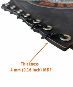 Harley Vest Wall Clock (Gifts for riders)