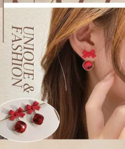 ✨Hot Sale✨Fashion Bow Snowflake Earrings