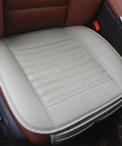 Leather Bamboo Charcoal Car Seat Cushion-Absorbing Odor(Four Seasons Universal)