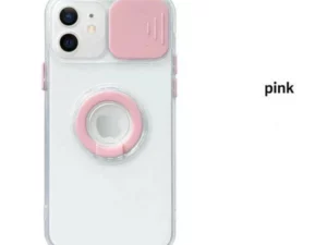 Transparent Armor Ring Holder Stand Bracket Protection Case For iPhone