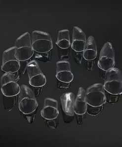 64pcs Dental Anterior Transparent Crowns