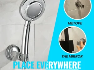 Removable Hands-Free Shower Head Fixation