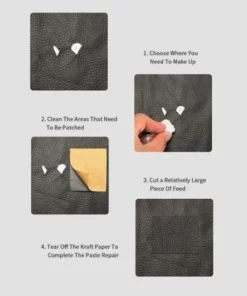 Self-Adhesive Leather Refinisher Cuttable Sofa Repair