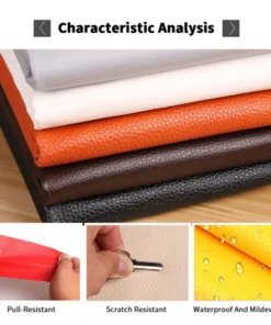 Self-Adhesive Leather Refinisher Cuttable Sofa Repair