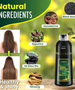 10 Mins Herbal Hair Darkening Shampoo