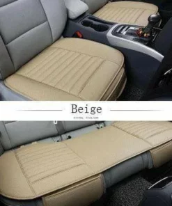 Leather Bamboo Charcoal Car Seat Cushion-Absorbing Odor(Four Seasons Universal)