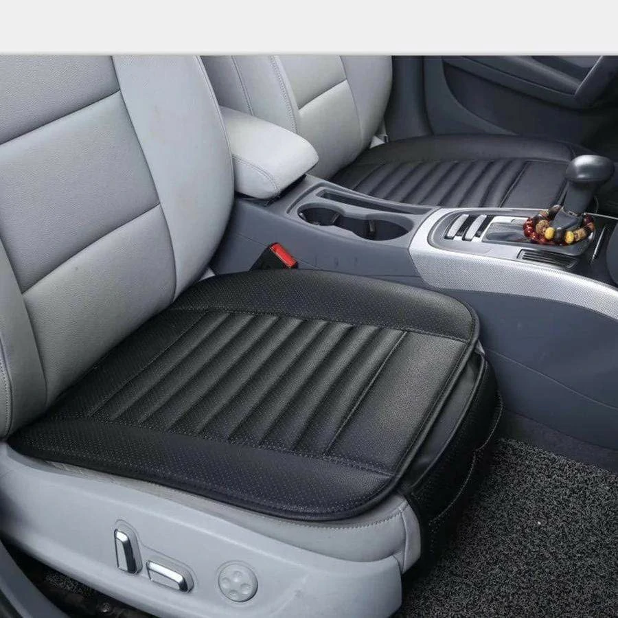 Leather Bamboo Charcoal Car Seat Cushion-Absorbing Odor(Four Seasons Universal)