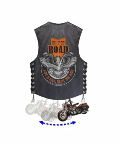 Harley Vest Wall Clock (Gifts for riders)