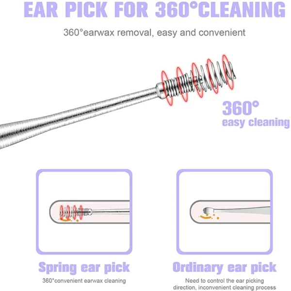 (🔥2වන සංවත්සර අලෙවිය) —Spring Ear Spoon Cleaning Ear Tool