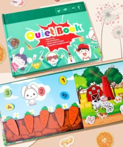 Montessori Busy Book For Kids To Develop Learning Skills