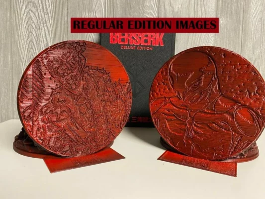 Berserk Bookends - Dragonslayer - Berserk Fan Art Bookends